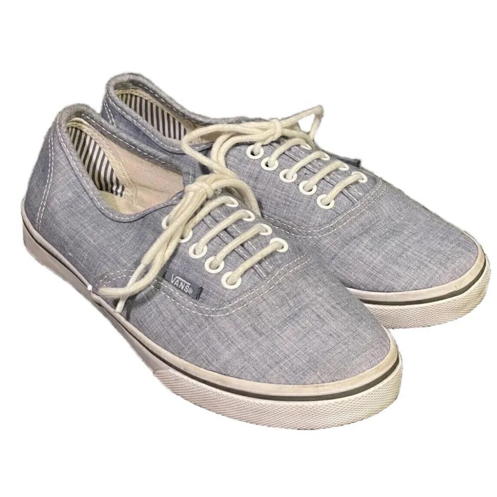 Vans Unisex Shoes Light Blue Low‎ Top Size Mens 4 Woman’s 5.5 Model TC6D